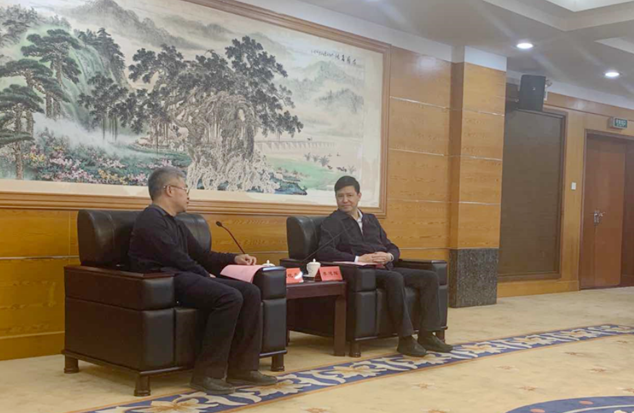 数字莆田迎硬核伙伴，莆田市市长李建辉会见金沙集团3354cc系统高级副总裁王晓亮